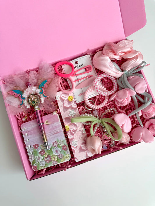 Pink Fairy Gift Box – Aesthetic Gift Set for Girls & Teens, Women - Personalized Pink Gift Box