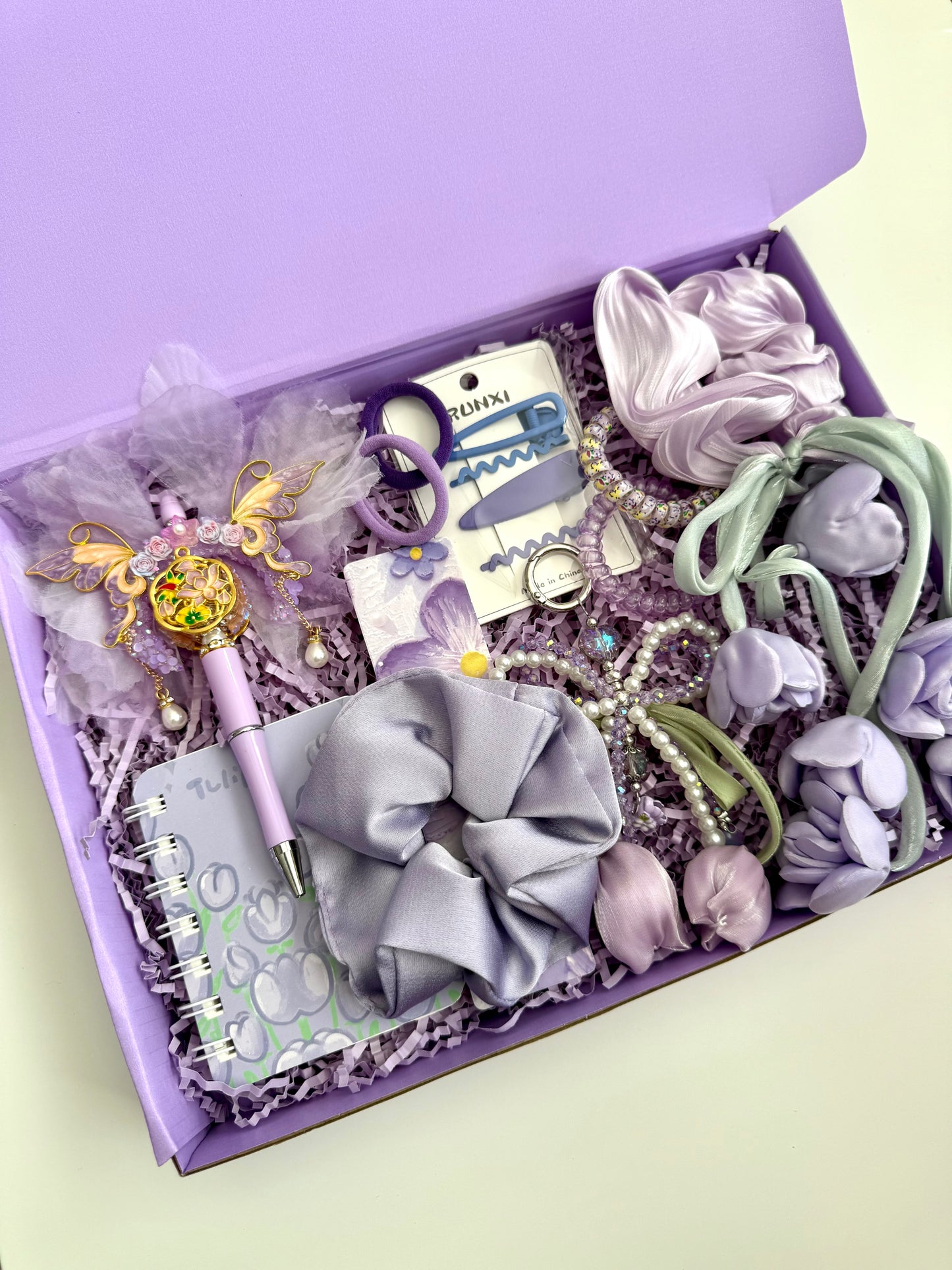 Lavender Fairy Gift Box – Aesthetic Gift Set for Girls & Teens, Women - Personalized Gift Box