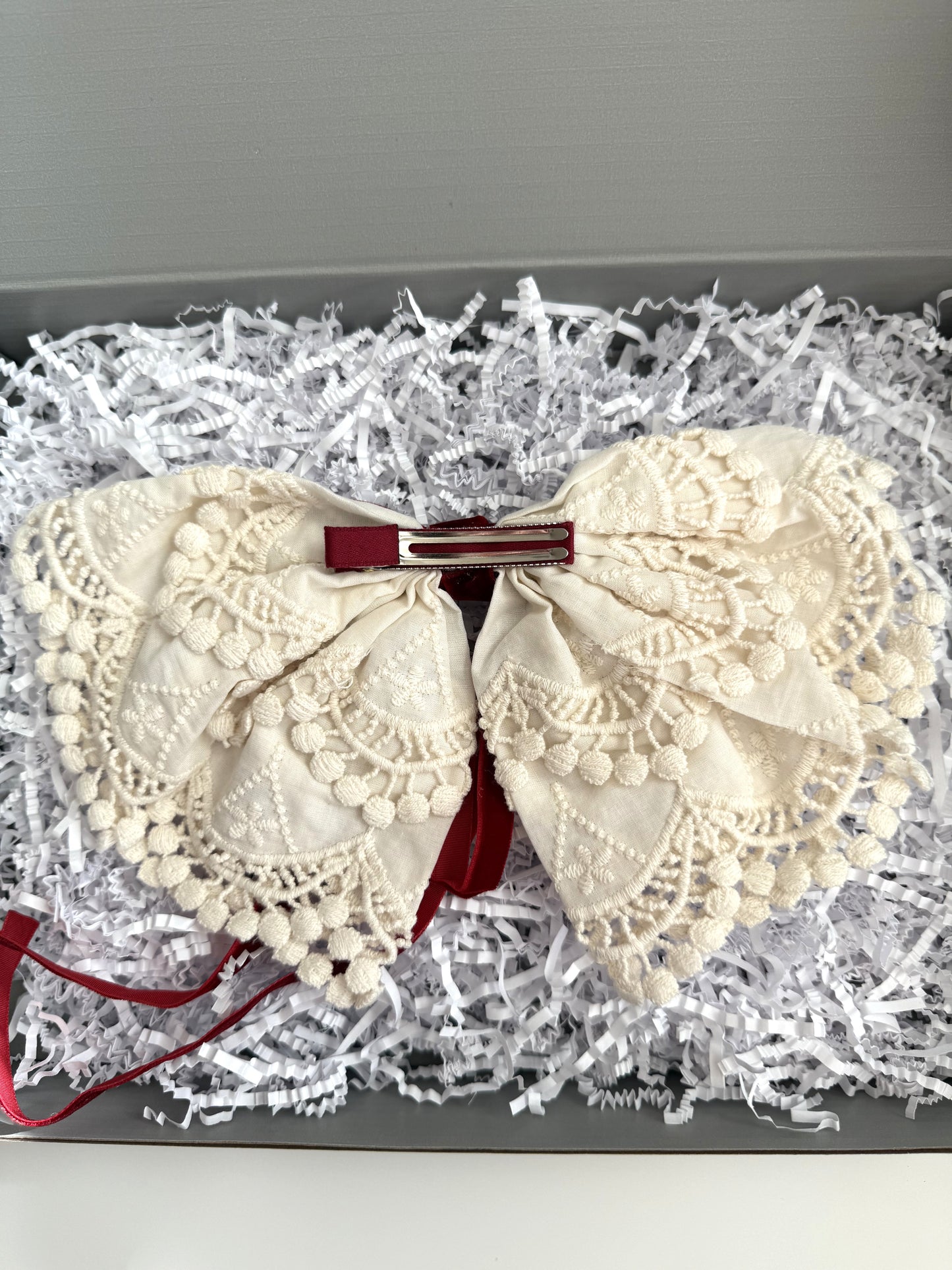 Cherry Aesthetic Gift Box – Vintage Cottagecore Set for Women & Teen Girls – Custom Self Care Box for Her – Red Bow Accessories, Makeup Bag