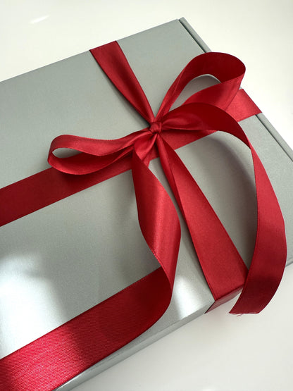 Cherry Aesthetic Gift Box – Vintage Cottagecore Set for Women & Teen Girls – Custom Self Care Box for Her – Red Bow Accessories, Makeup Bag