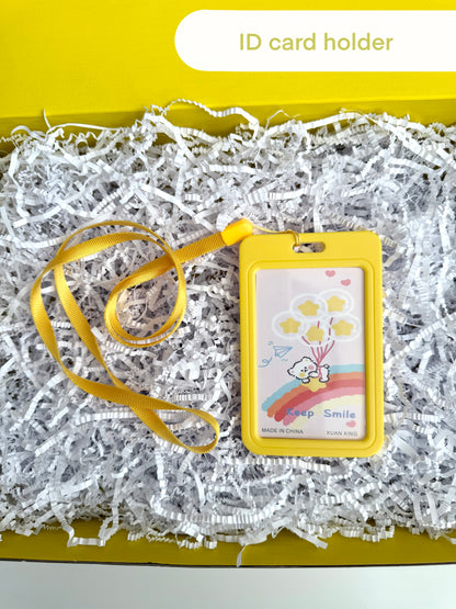 Yellow Sunshine Gift Box – Personalized Aesthetic Gift Set for Women, Teen Girls, Friend, Daughter – Cute Surprise Present for Her, Birthday