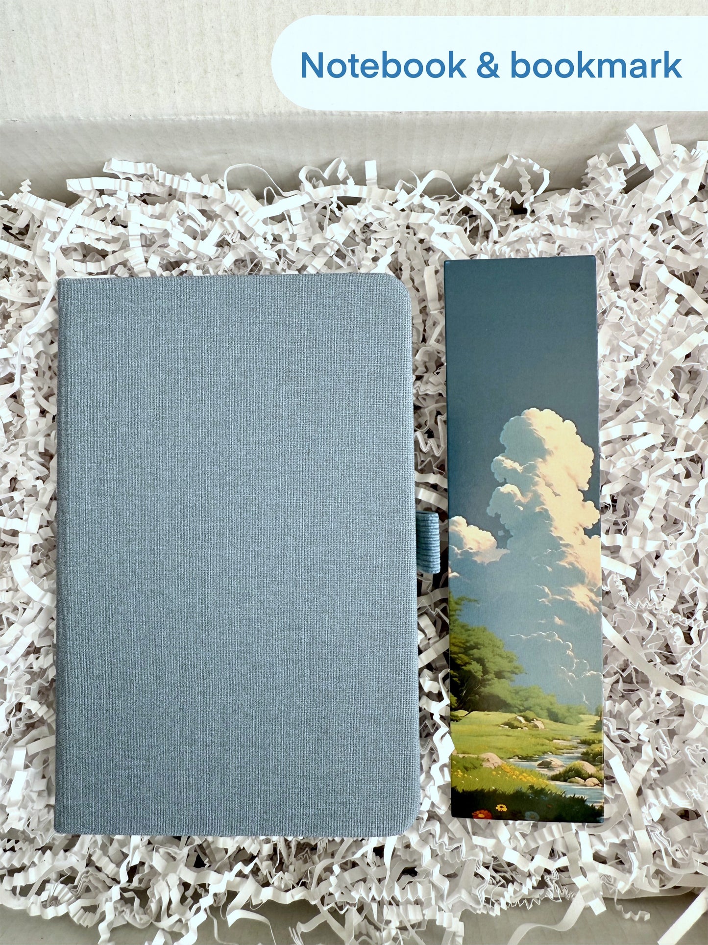 Blue Denim Gift Box – Custom Aesthetic for Friend – Set for Women, Teen Girls – Personalized Gift for Her – Cute Stationery & Accessories