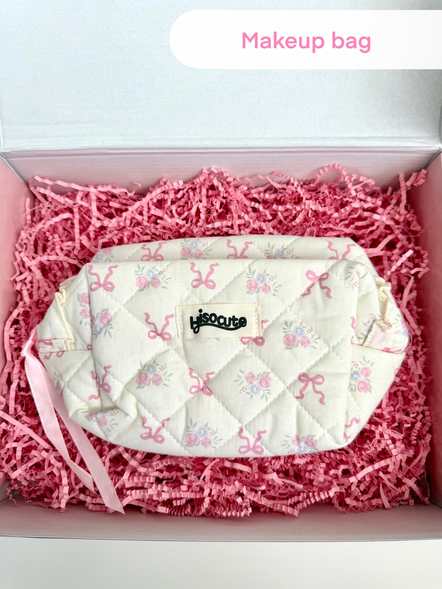 Pink Bow Aesthetic Gift Box – Custom Cute Box for Friend – Self Care for Women, Teen Girls– Kawaii Gift for Her–Personalized Accessories Set