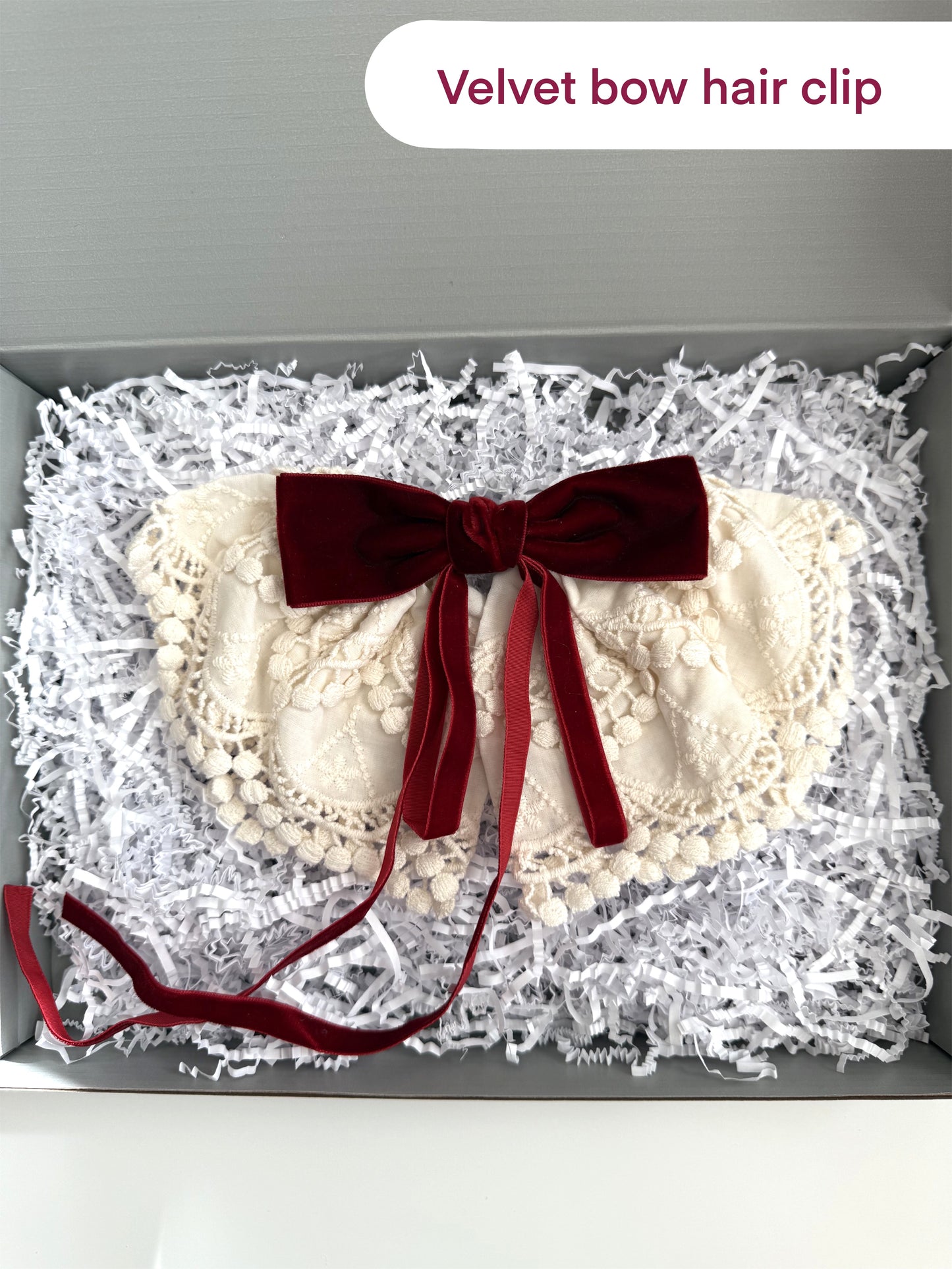 Cherry Aesthetic Gift Box – Vintage Cottagecore Set for Women & Teen Girls – Custom Self Care Box for Her – Red Bow Accessories, Makeup Bag